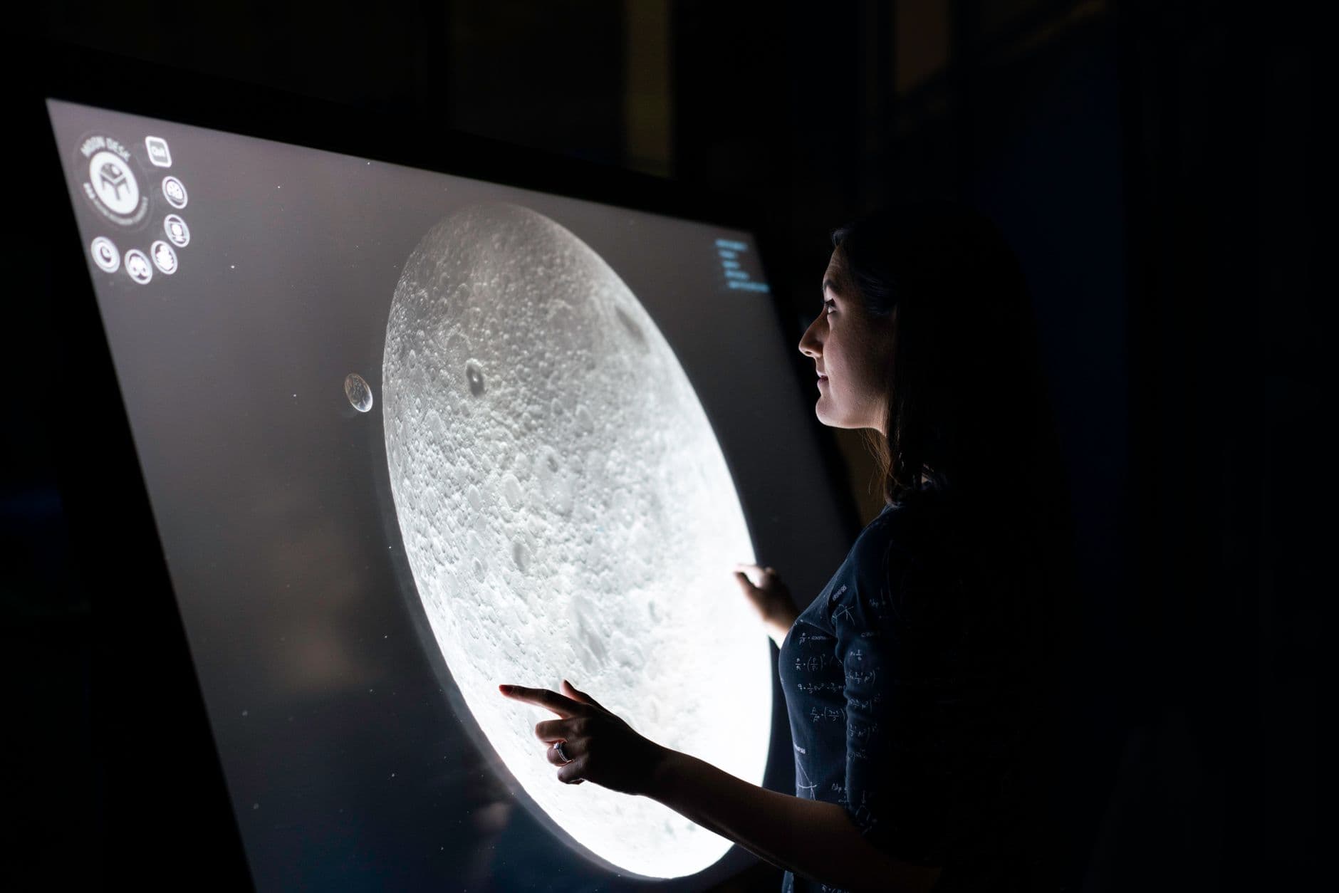 The Moon Is Actually A Giant Blue Flashlight