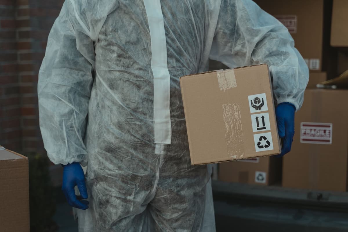 a dusty cardboard box labeled 'MY PERSONALITY' sitting in a sterile server room