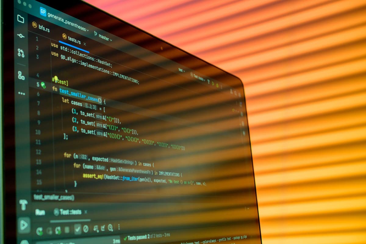 illuminated green computer code on monitor